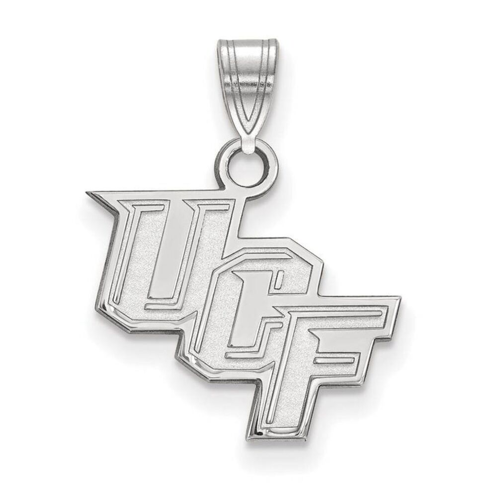 Sterling Silver Central Florida Small 'UCF' Pendant